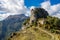 Tella Ermitage and surrounding landscape, Huesca, Spain