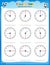 Telling time worksheet.