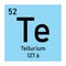 Tellurium chemical symbol