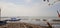 Teluk penyu beach and boat big wave