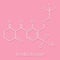 Tembotrione herbicide molecule. Skeletal formula