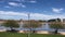 Tempe Town Lake, dry riverbed of the salt river.