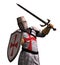 Templar Knight in Battle