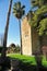 The Templars castle in Jerez de los Caballeros, a famous and monumental town of Badajoz province in Extremadura, Spain