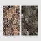 Template for advertising building materials. Brown and gray pebbles - Vektorgrafik