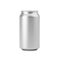 Template aluminum soda can isolated on white background, mockup, can for beer and carbonated drinks. 3D rendering, 3d illustration