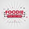 Template for foodie food red cover book. Can be use for food advertising poster and flyer, social media post promotion, online mar