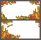 Template for greeting card and poster Thanksgiving day