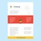 Template layout for Direction board comany profile ,annual report, presentations, leaflet, Brochure Vector Background