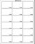 Template of a sheet of postal stamps with a frame simple perforation.