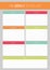 Template: Simple Colorful \'The Weekly to Do List\'