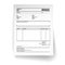 Template of unfill paper tax invoice form