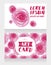 templates for business cards with pink circles