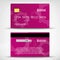 Templates of credit cards design