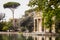 Temple of Aesculapios at Villa Borghese Gardens in Rome