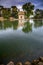 Temple of Aesculapios at Villa Borghese Gardens in Rome