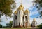 Temple of All Saints. Memorial complex Mamayev Kurgan in Volgograd