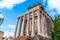 Temple of Antoninus and Faustina, Roman Forum, Rome, Italy.