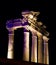 Temple of Apollo at night, Side, Turkey