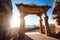 Temple arch in India