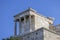 Temple of Athena Nike at Propylaia, monumental ceremonial gateway to the Acropolis of Athens, Greece. It is an ancient citadel