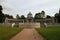 Temple-burial vault Colonnade. Museum-Estate Arkhangelskoye. Russia