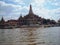 a temple in burma at the river