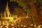 Temple and candle in Chiangmai Thailand