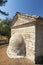 Temple of Clitumnus early medieval church, UNESCO World Heritage Site, Pissignano near Campello sul Clitunnoi, Umbria, Italy