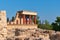 Temple of Cnossos on Crete island, ruins of famous Minoan palace