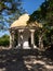 Temple of Columns in the gardens of Pena Palace outside Sintra in Portugal