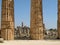 Temple columns & the ruins at Selinunte