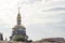 The temple complex in a landscape park in the village Buki. Built by businessman Ivan Suslov. In the center is the Christian churc