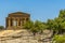 The Temple of Concordia and surrounding Olive trees in the ancient Sicilian city of Agrigento