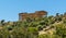 The Temple of Concordia viewed from the base of the ridge in the ancient Sicilian city of Agrigento