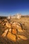 Temple of Demeter on Naxos island, at sunset