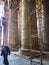 The Temple at Denderah near Luxor Eygpt dedicated to Hathor which was a graeco-roman site used by Queen Cleopatra, famous for its