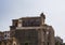 Temple Emperor Antonius and Wife Faustina with Corinthian Columns at Roman Forum, Rome, Italy