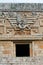 Temple Facade in Uxmal Yucatan Mexico