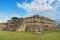 Temple of the Feathered Serpent in Xochicalco. Mexico.