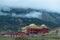 The temple at the foot of the mountain in Litang county