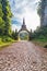 Temple gate at Khao Na Nai Luang Dharma Park in Surat Thani, Thailand