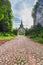 Temple gate at Khao Na Nai Luang Dharma Park in Surat Thani, Thailand