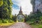 Temple gate at Khao Na Nai Luang Dharma Park in Surat Thani, Thailand