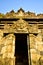 Temple gate of ruins of traditional old heritage stone medieval temple in East Asia in an archaeological complex