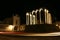 The Temple of the Goddess Diana in Evora town at night