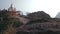 A temple of Goddess Joychondi on top of the Jaychandi Hills.