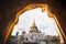 TEMPLE OF THE GOLDEN BUDDHA WAT TRAIMIT Bangkok, Thailand - September 17,2020 : Temple is known for its famous Biggest Golden