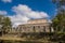 Temple Grand Ballcourt structures of Chichen Itza built by the May