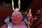 Temple guardian in buddhist temple